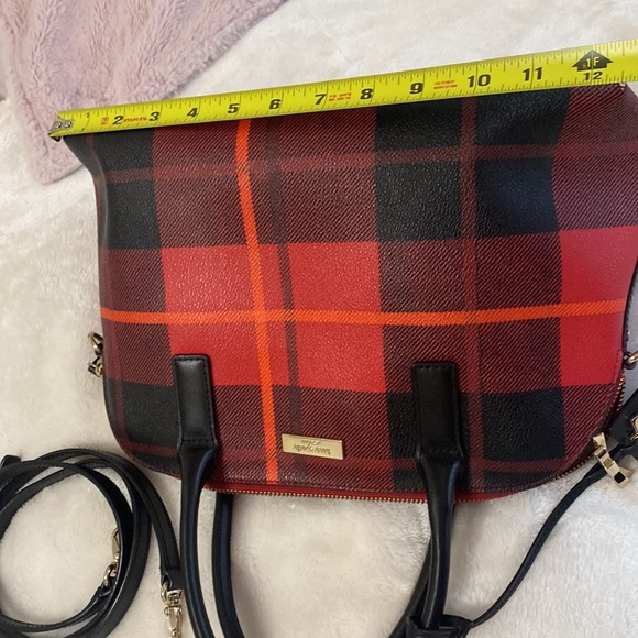 Kate Spade shoulder bag, red, black, and slightly orange - Picture 5 of 9